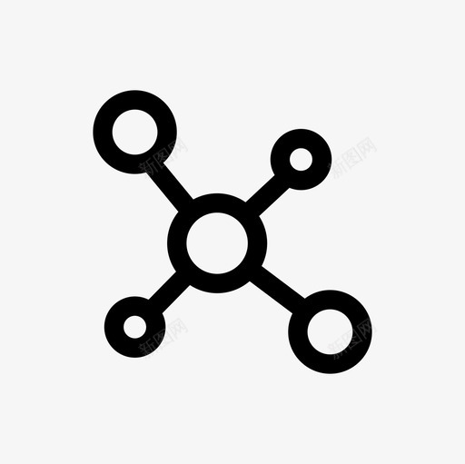 分子医学145线性图标svg_新图网 https://ixintu.com 分子 医学145 线性