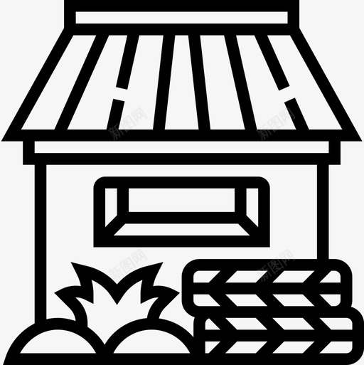 建筑彩弹和bb枪2线性图标svg_新图网 https://ixintu.com bb 建筑 彩弹 线性