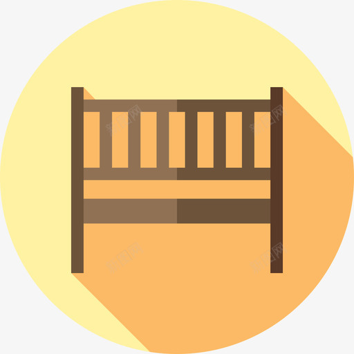 长凳家具102扁平图标svg_新图网 https://ixintu.com 家具 扁平 长凳