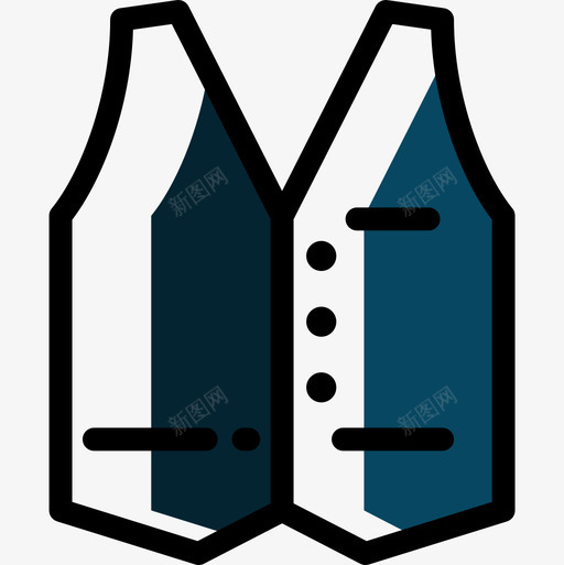 背心hipster13颜色省略图标svg_新图网 https://ixintu.com hipster 省略 背心 颜色