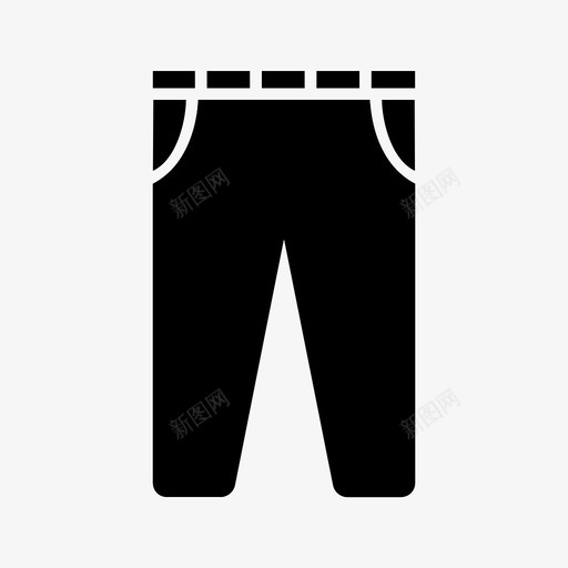 裤子衣服男装图标svg_新图网 https://ixintu.com 男装 衣服 裤子