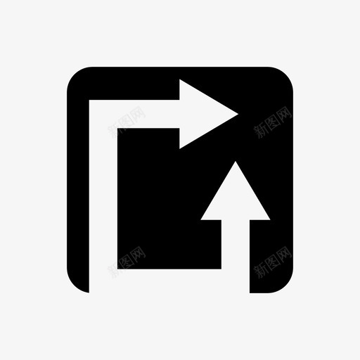 箭头方向循环图标svg_新图网 https://ixintu.com 加载 循环 方向 方式 方形 箭头 重新