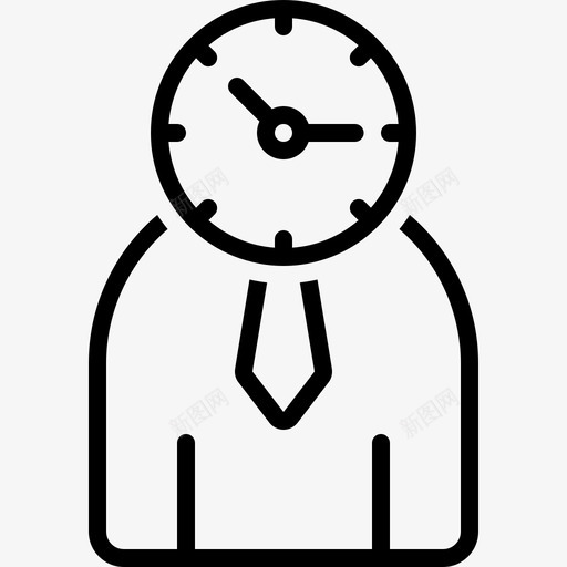 时间管理专著组织图标svg_新图网 https://ixintu.com 专著 时间管理 组织