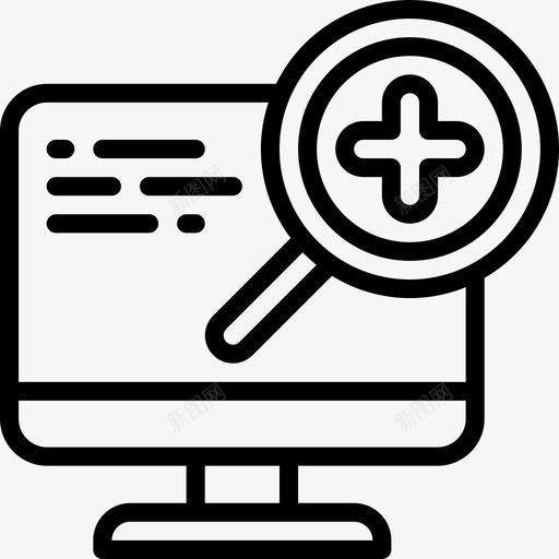 缩放可访问性线性图标svg_新图网 https://ixintu.com 线性 缩放 访问