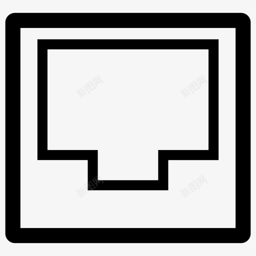 有线网络svg_新图网 https://ixintu.com 有线网络