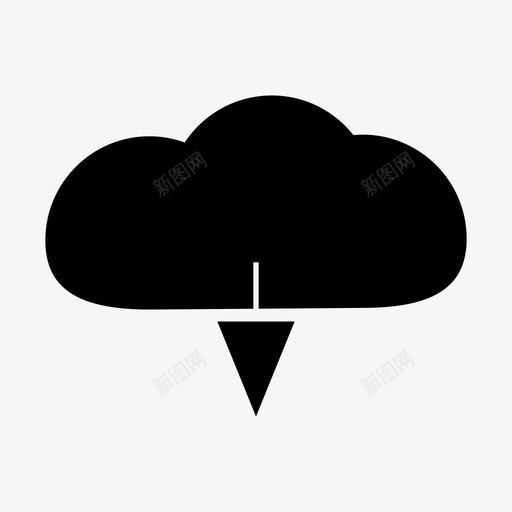 云秋天保存图标svg_新图网 https://ixintu.com 下载 保存 假期 秋天