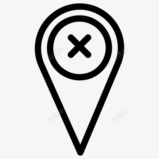 位置mappin标记图标svg_新图网 https://ixintu.com mappin 位置 占位符 标记 电子商务