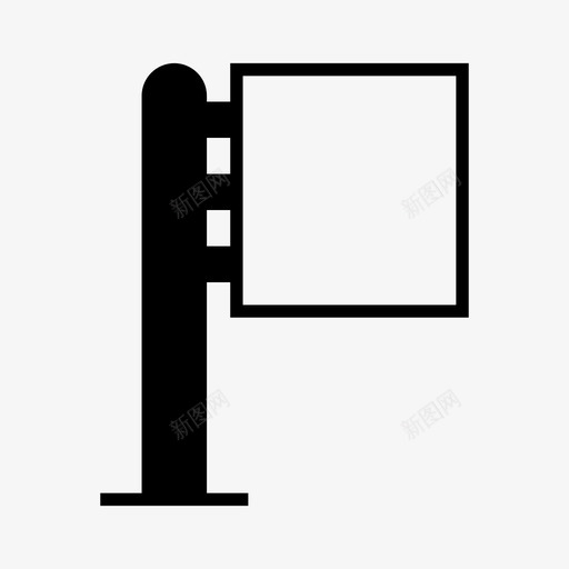 标牌导航杆子图标svg_新图网 https://ixintu.com 实物 导航 杆子 标牌 街道 路标