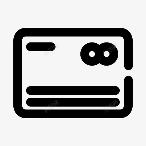 信用卡发送界面图标空白粗体svg_新图网 https://ixintu.com 信用卡 发送 图标 界面 空白 粗体