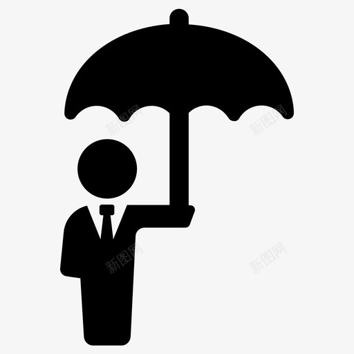 保险意外事故人身保险图标svg_新图网 https://ixintu.com 人身保险 保护伞 保险 意外事故