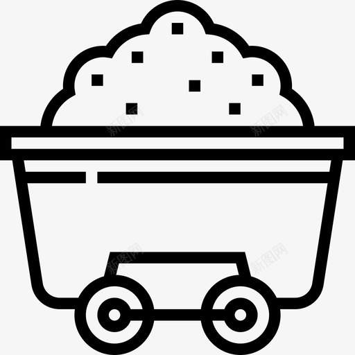 电车铁路15直线图标svg_新图网 https://ixintu.com 电车 直线 铁路15