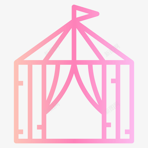 帐篷操场43斜坡图标svg_新图网 https://ixintu.com 帐篷 操场43 斜坡
