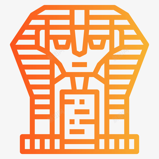 狮身人面像埃及30梯度图标svg_新图网 https://ixintu.com 埃及30 梯度 狮身人面像