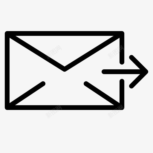 消息输出通信已发送图标svg_新图网 https://ixintu.com 发送 呼叫 消息 输出 通信