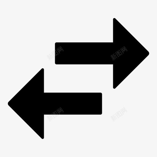 转移更改交换图标svg_新图网 https://ixintu.com 业务分析 交换 切换 更改 替换 转移