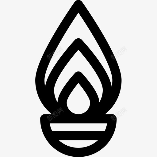 蜡烛排灯节4直线型图标svg_新图网 https://ixintu.com 排灯节4 直线型 蜡烛