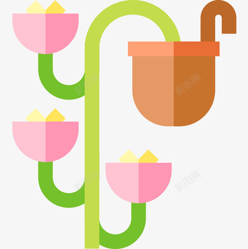 花春天54平坦图标svg_新图网 https://ixintu.com 平坦 春天