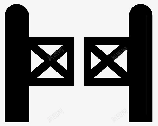 闸机签到svg_新图网 https://ixintu.com 闸机签到