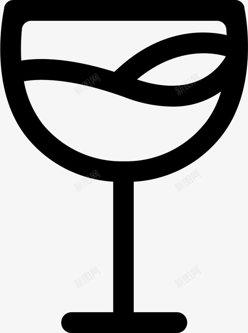 玛格丽塔杯饮料玻璃杯和饮料图标svg_新图网 https://ixintu.com 玛格丽塔 玻璃杯 饮料