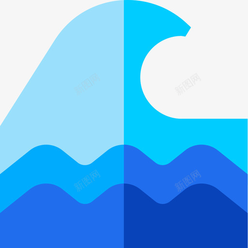 海啸自然灾害19平坦图标svg_新图网 https://ixintu.com 平坦 海啸 自然灾害
