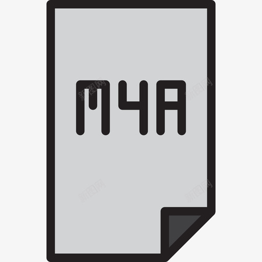 M4a音乐59线性颜色图标svg_新图网 https://ixintu.com M4a 线性 音乐 颜色