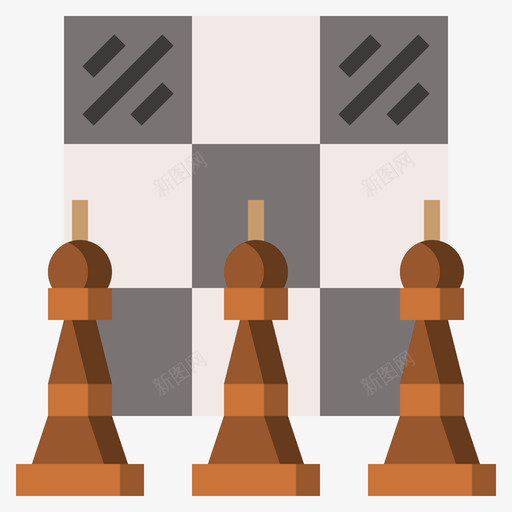 国际象棋自由时间21平局图标svg_新图网 https://ixintu.com 国际象棋 平局 时间 自由