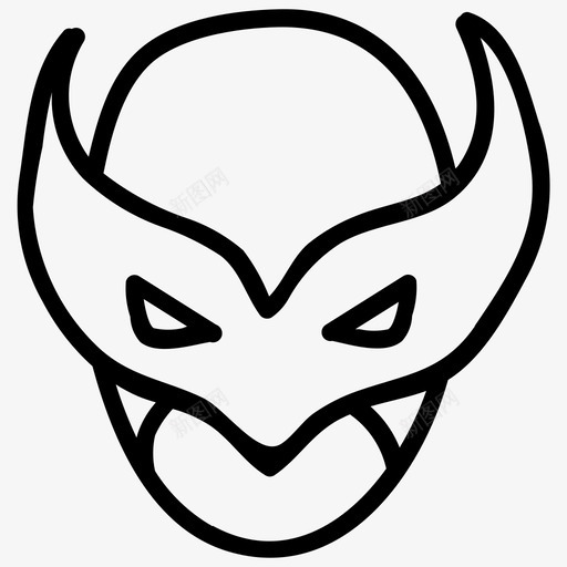 狼獾爪子英雄图标svg_新图网 https://ixintu.com 强壮 爪子 狼獾 英雄