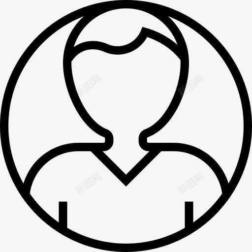 个人资料伙计用户图标svg_新图网 https://ixintu.com 个人资料 伙计 用户