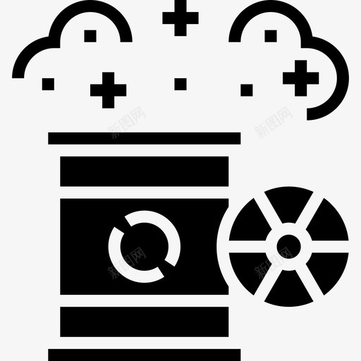 气体核元素2字形图标svg_新图网 https://ixintu.com 元素 字形 气体