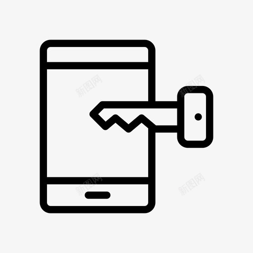 移动钥匙锁电话图标svg_新图网 https://ixintu.com 图标 字形 电话 私人 移动 酒店 钥匙 餐厅