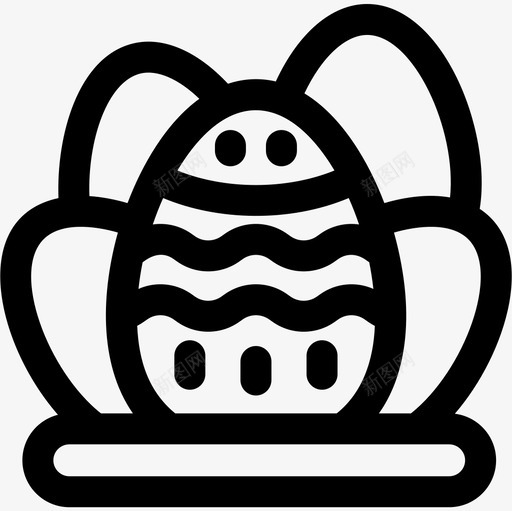 复活节彩蛋复活节43直系图标svg_新图网 https://ixintu.com 复活节43 复活节彩蛋 直系