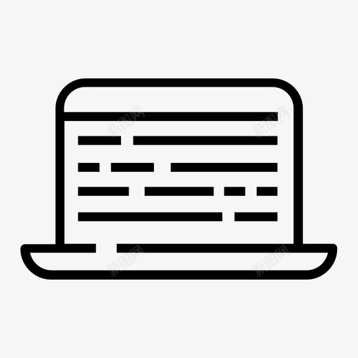 数据分析数据库笔记本电脑图标svg_新图网 https://ixintu.com 数据分析 数据库 笔记本电脑 符号线集2