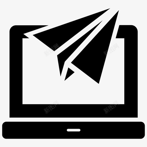 邮件发送通信反馈图标svg_新图网 https://ixintu.com 反馈 搜索引擎优化网页字形图标 新闻稿 消息 通信 邮件发送