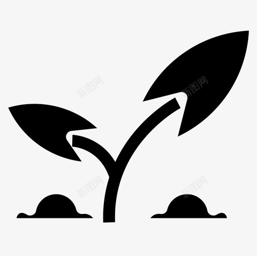 叶自然64字形图标svg_新图网 https://ixintu.com 字形 自然