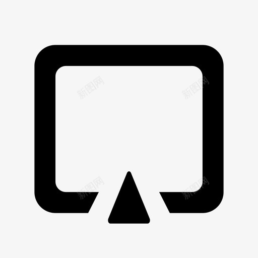投屏svg_新图网 https://ixintu.com 投屏 扁平 单色