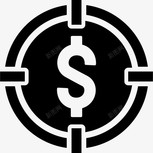 融资目标货币财务svg免抠素材_新图网 https://ixintu.com 融资目标 货币 财务 收入