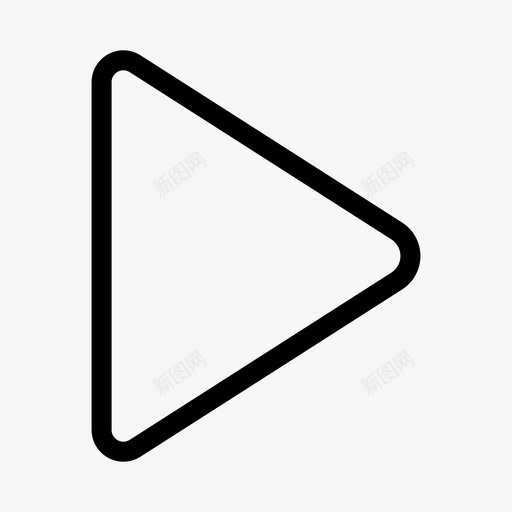 播放推特视频图标svg_新图网 https://ixintu.com 台词 推特 播放 视频