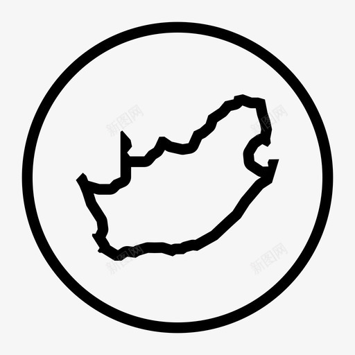 南非地图开普敦国家图标svg_新图网 https://ixintu.com 南非 国家 地图 开普敦