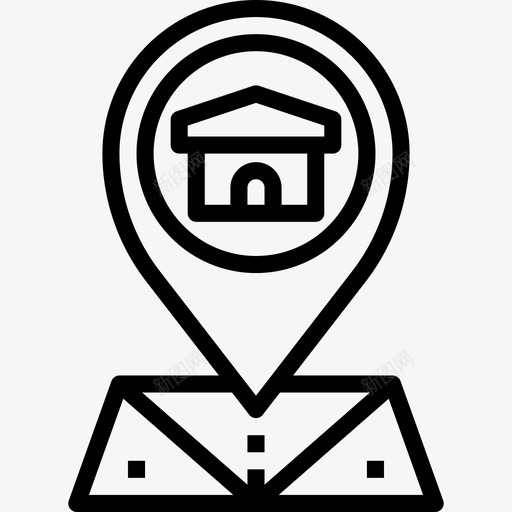 地址九月物流直线图标svg_新图网 https://ixintu.com 九月 地址 物流 直线