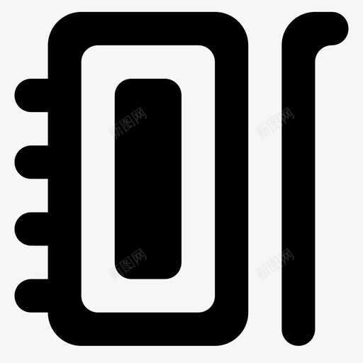 笔记本和钢笔日记图标svg_新图网 https://ixintu.com 日记 笔记本 钢笔