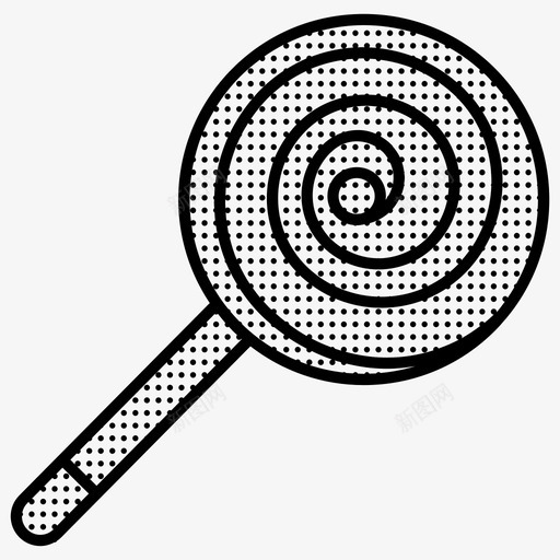 棒棒糖糖果甜点图标svg_新图网 https://ixintu.com 棒棒糖 甜点 糖果