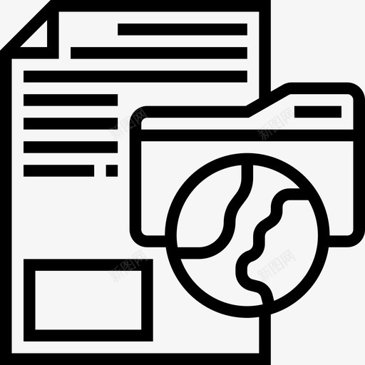 文件网络分析3线性图标svg_新图网 https://ixintu.com 文件 线性 网络分析3