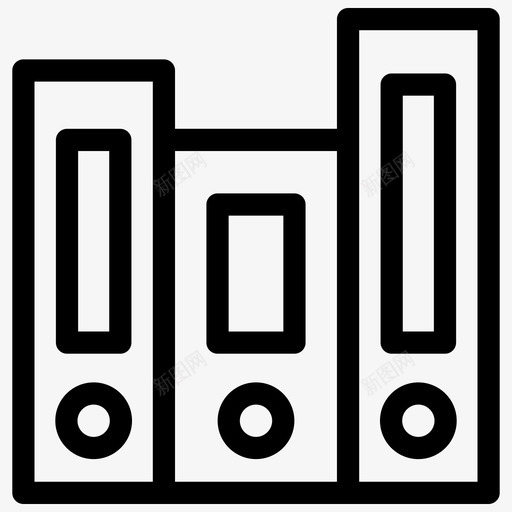 活页夹档案文件图标svg_新图网 https://ixintu.com 办公室 文件 档案 活页