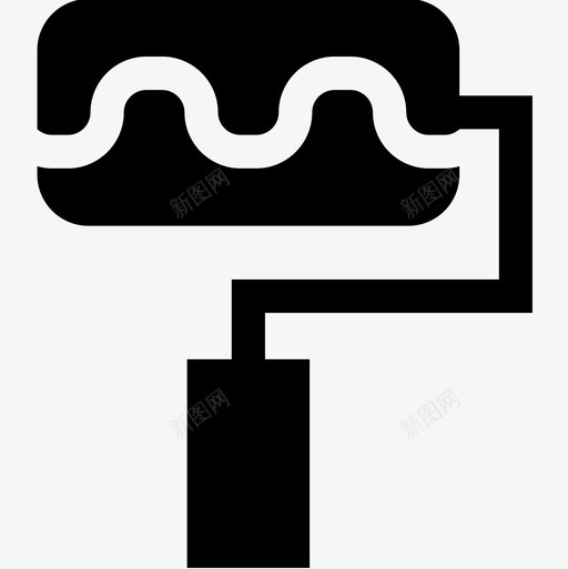 油漆辊手工艺品2填充图标svg_新图网 https://ixintu.com 填充 手工艺品 油漆