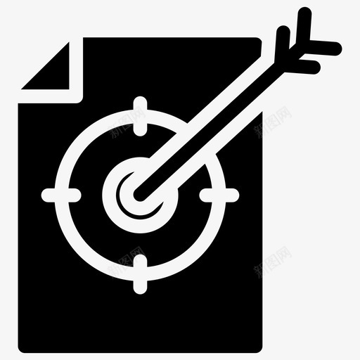 纸张目标射箭体育图标svg_新图网 https://ixintu.com 体育 创业 射箭 搜索引擎优化和网页字形图标 目标注释 纸张目标