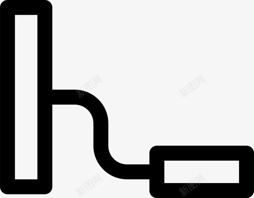 手柄铣削旋转图标svg_新图网 https://ixintu.com 实用2 手柄 旋转 转动 铣削