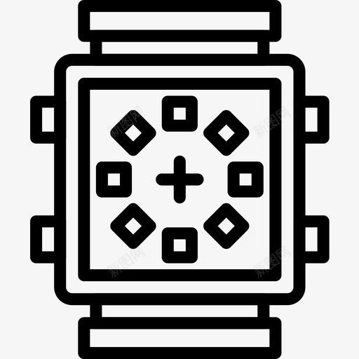 智能手表用户界面智能手表线性图标svg_新图网 https://ixintu.com 智能手表 用户界面智能手表 线性