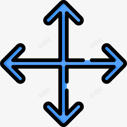 光标用户体验2线颜色图标svg_新图网 https://ixintu.com 体验 光标 用户 颜色
