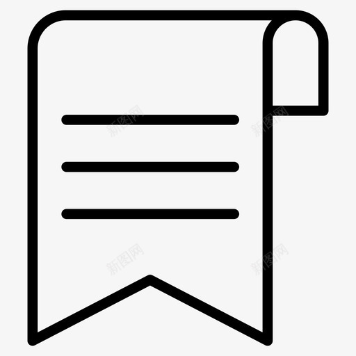 书签表标签符号图标svg_新图网 https://ixintu.com 书签 基本 字形 标签 符号 设置