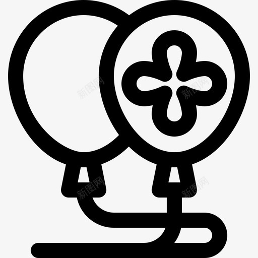 气球爱尔兰9直线型图标svg_新图网 https://ixintu.com 气球 爱尔兰 直线 线型